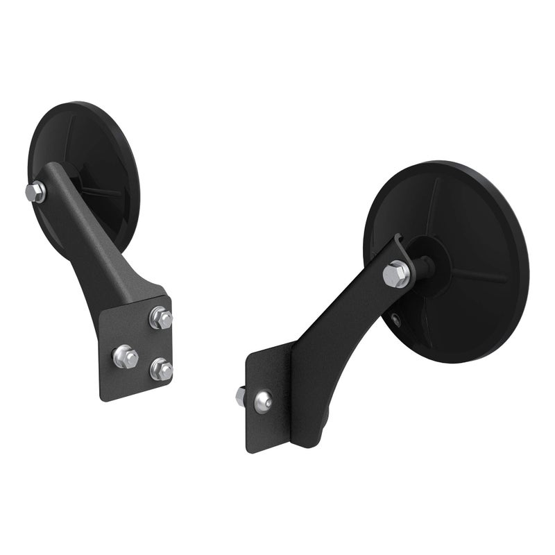 ARIES 3500300 Offroad Jeep Wrangler, Gladiator Half Tube Door Mirrors, 2-Pack